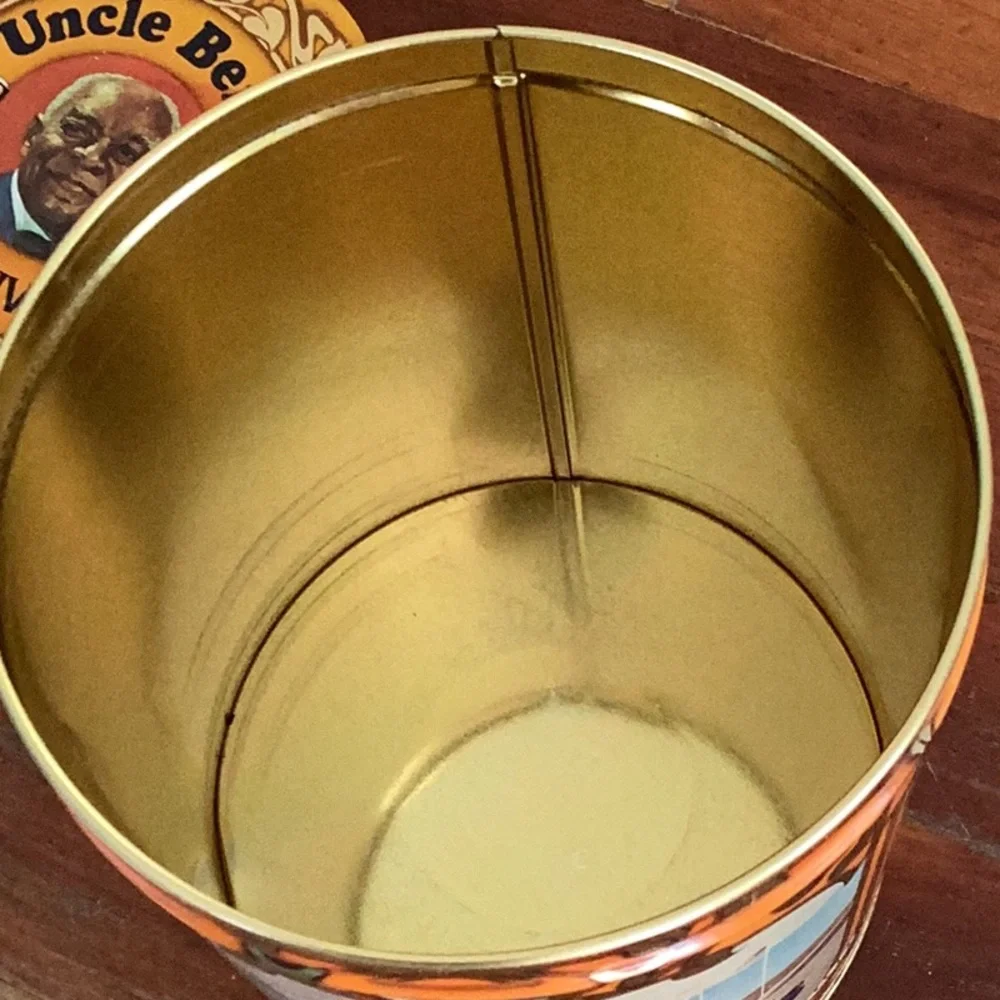 40th Anniversary Uncle Ben’s RICE TIN Canister, Vintage Collectible Tin VNVC